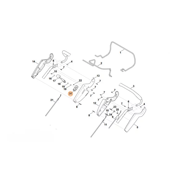 Stihl   Uchwyt 6375 700 6800